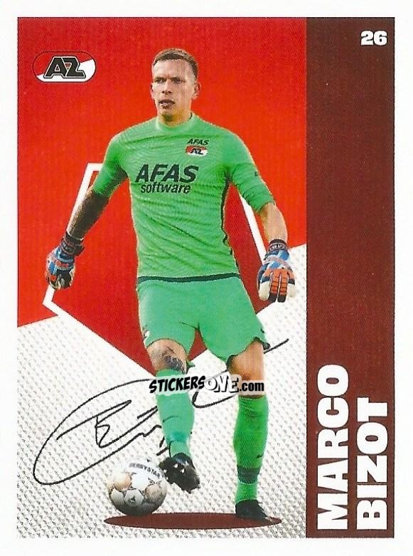 Sticker Marco Bizot - Eredivisie Onze Voetbal helden 2021 n. 26 - Albert Heijn
