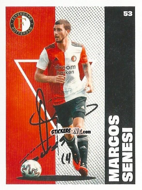 Sticker Marcos Senesi - Eredivisie Onze Voetbal helden 2021 n. 53 - Albert Heijn
