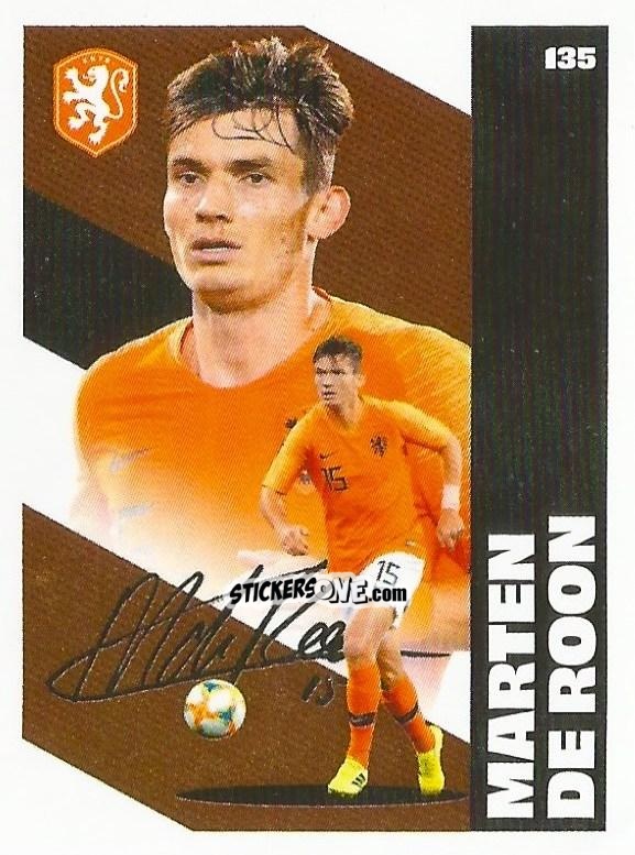 Figurina Marten de Roon - Eredivisie Onze Voetbal helden 2021 n. 135 - Albert Heijn
