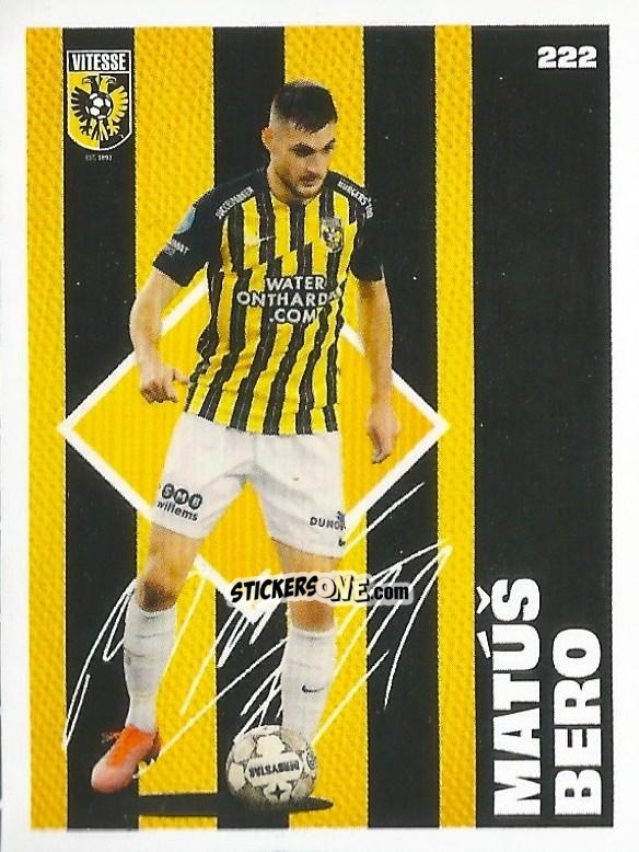 Figurina Matús Bero - Eredivisie Onze Voetbal helden 2021 n. 222 - Albert Heijn
