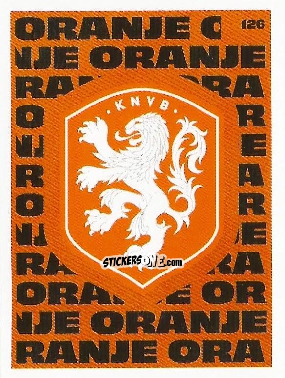 Figurina Men's National Team Badge - Eredivisie Onze Voetbal helden 2021 n. 126 - Albert Heijn
