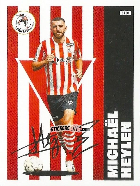 Sticker Michaël Heylen - Eredivisie Onze Voetbal helden 2021 n. 183 - Albert Heijn
