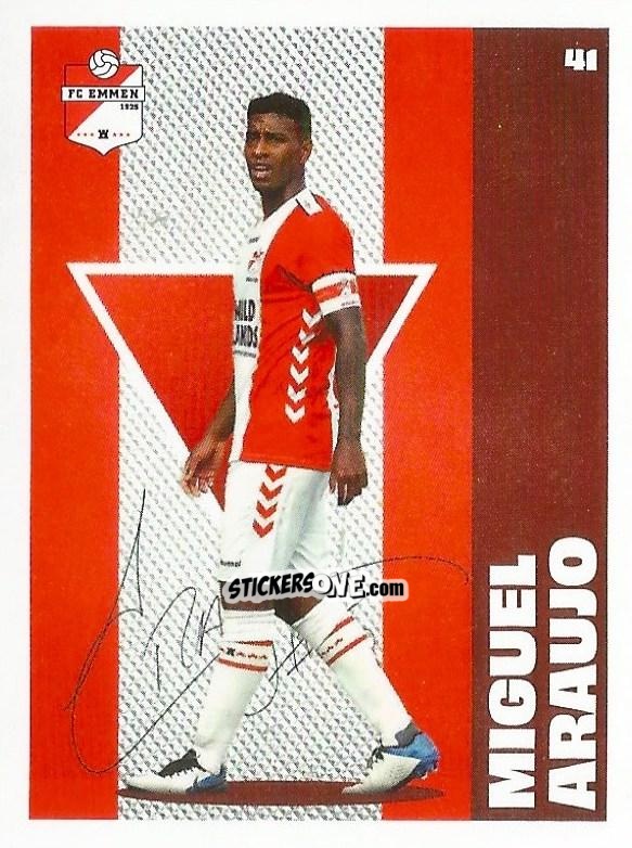 Sticker Miguel Araujo - Eredivisie Onze Voetbal helden 2021 n. 41 - Albert Heijn
