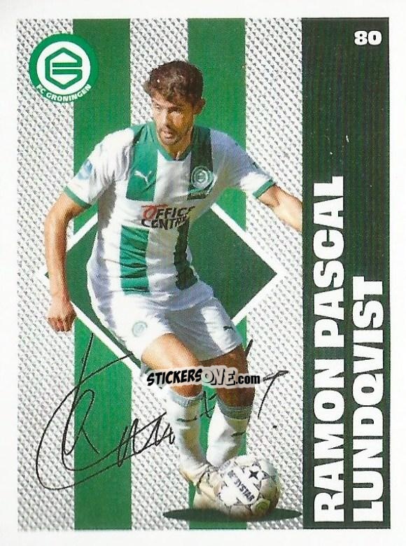 Sticker Ramon Pascal Lundqvist - Eredivisie Onze Voetbal helden 2021 n. 80 - Albert Heijn
