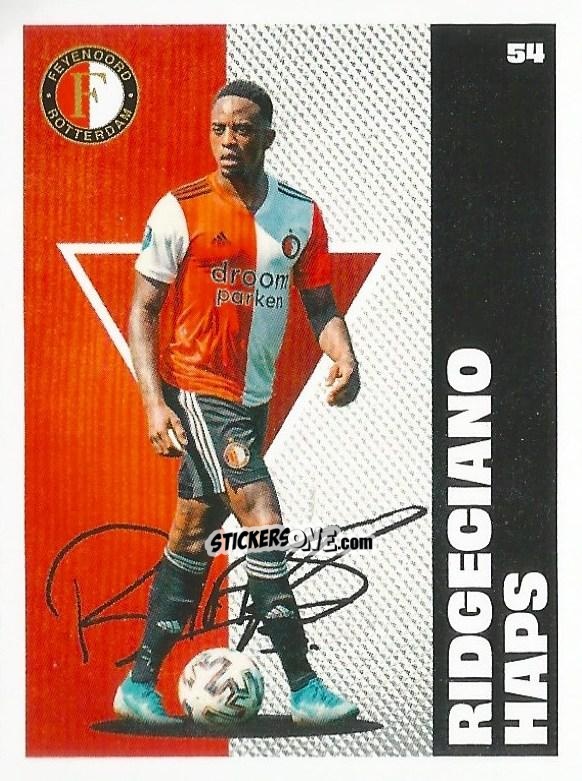 Figurina Ridgeciano Haps - Eredivisie Onze Voetbal helden 2021 n. 54 - Albert Heijn
