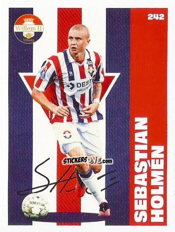 Sticker Sebastian Holmen - Eredivisie Onze Voetbal helden 2021 n. 242 - Albert Heijn
