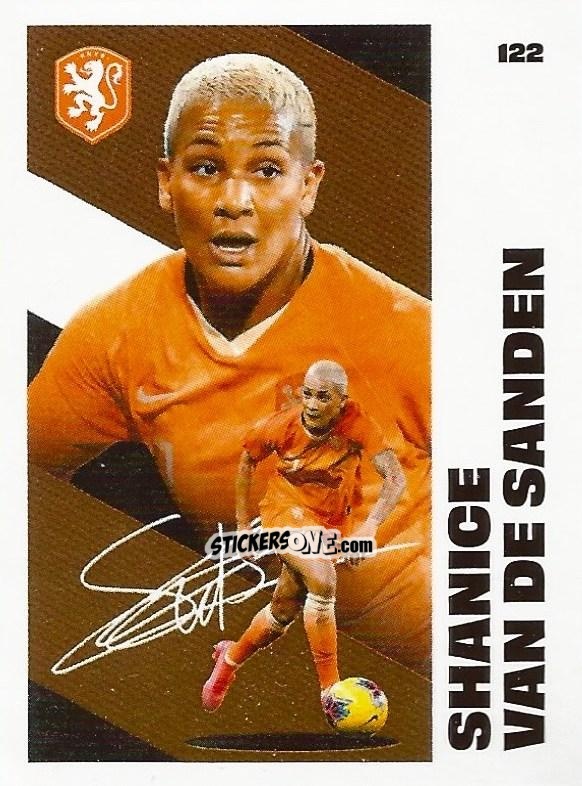 Figurina Shanice van de Sanden - Eredivisie Onze Voetbal helden 2021 n. 122 - Albert Heijn
