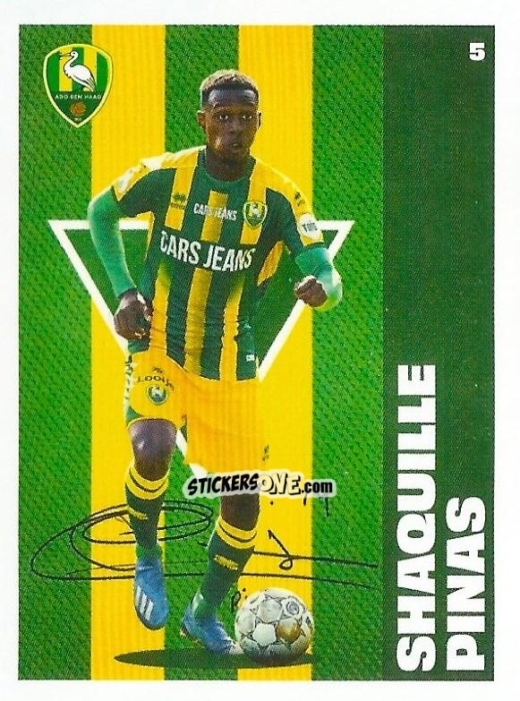 Sticker Shaquille Pinas - Eredivisie Onze Voetbal helden 2021 n. 5 - Albert Heijn
