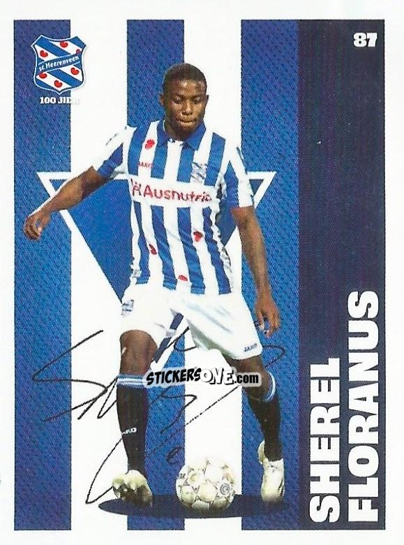 Sticker Sherel Floranus - Eredivisie Onze Voetbal helden 2021 n. 87 - Albert Heijn
