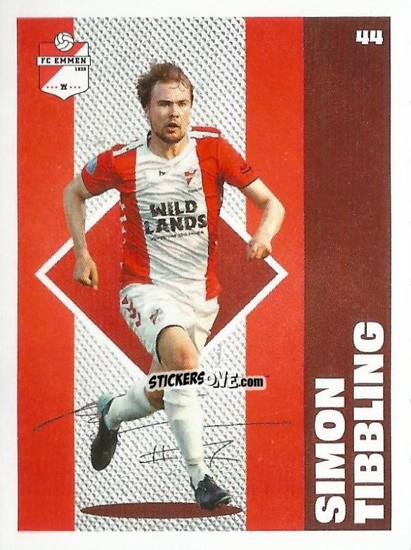 Sticker Simon Tibbling - Eredivisie Onze Voetbal helden 2021 n. 44 - Albert Heijn

