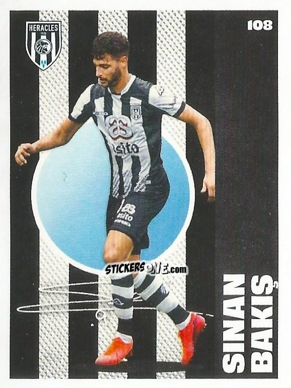 Sticker Sinan Bakis - Eredivisie Onze Voetbal helden 2021 n. 108 - Albert Heijn
