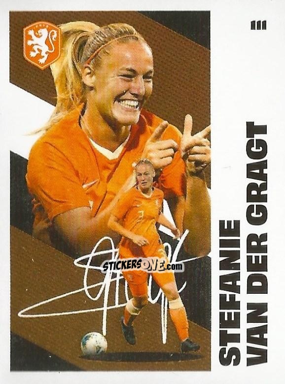 Sticker Stefanie van der Gragt - Eredivisie Onze Voetbal helden 2021 n. 111 - Albert Heijn
