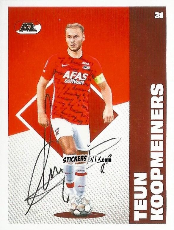 Figurina Teun Koopmeiners - Eredivisie Onze Voetbal helden 2021 n. 31 - Albert Heijn
