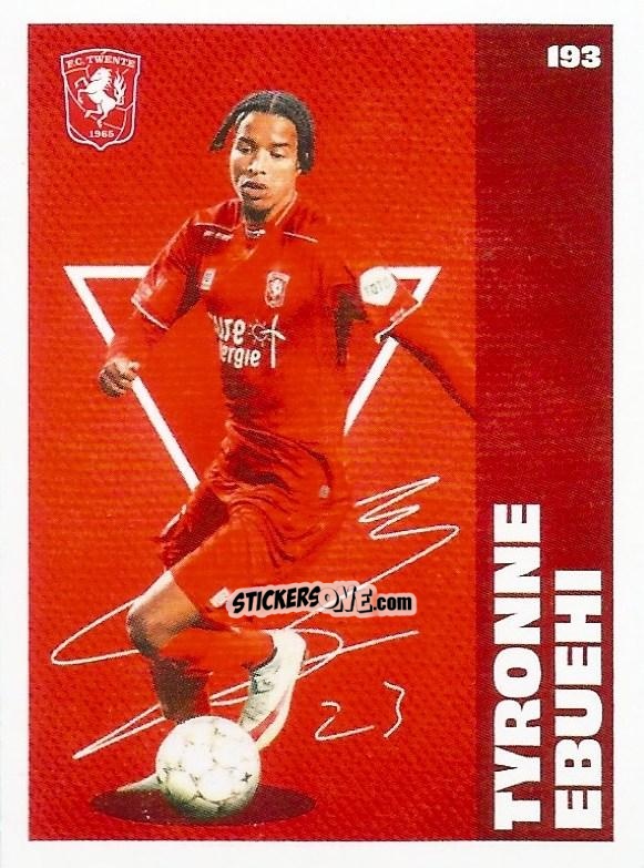 Sticker Tyronne Ebuehi - Eredivisie Onze Voetbal helden 2021 n. 193 - Albert Heijn
