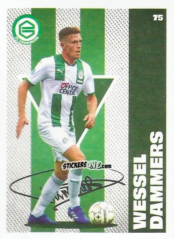 Sticker Wessel Dammers - Eredivisie Onze Voetbal helden 2021 n. 75 - Albert Heijn
