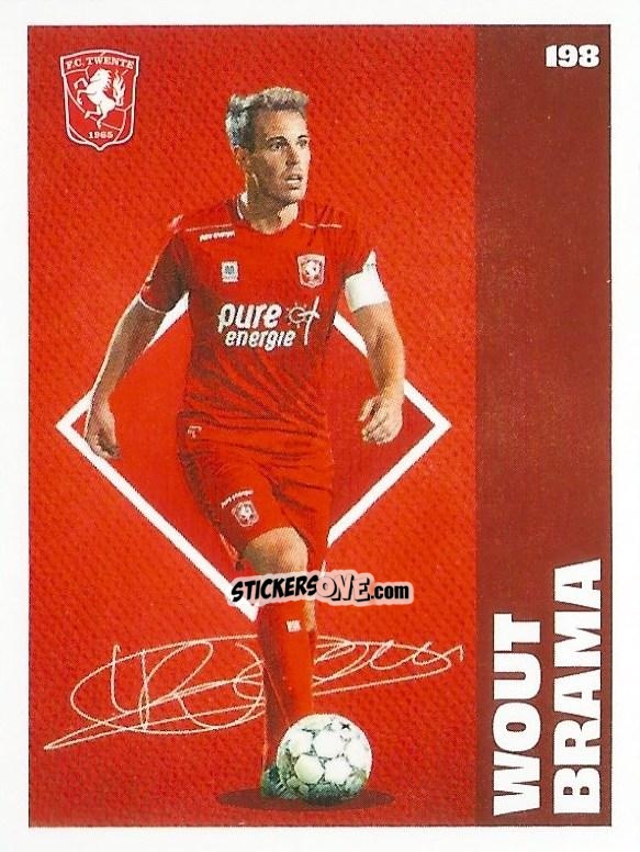 Sticker Wout Brama - Eredivisie Onze Voetbal helden 2021 n. 198 - Albert Heijn
