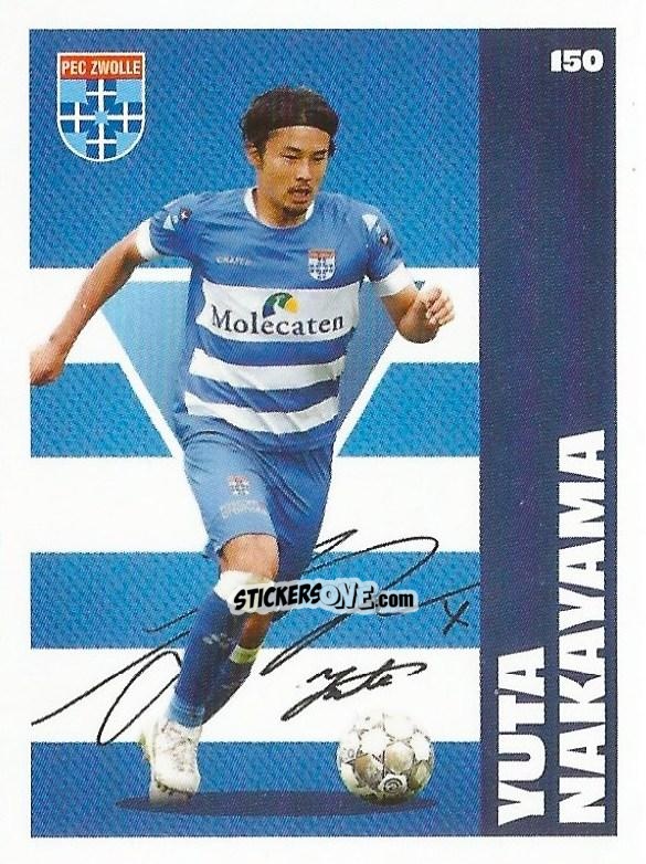 Sticker Yuta Nakayama - Eredivisie Onze Voetbal helden 2021 n. 150 - Albert Heijn
