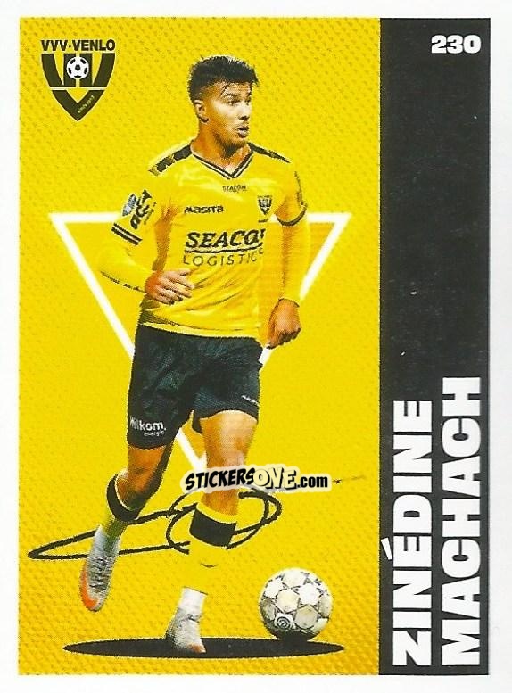 Figurina Zinedine Machach - Eredivisie Onze Voetbal helden 2021 n. 230 - Albert Heijn
