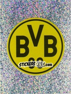 Sticker Wappen BVB 09 Dortmund (Glitzer) - Borussia Dortmund 2011-2012 n. 2 - Panini