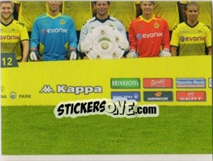 Sticker Das Team (Puzzle) - Borussia Dortmund 2011-2012 - Panini