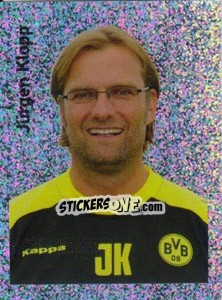 Sticker Jürgen Klopp - Borussia Dortmund 2011-2012 - Panini