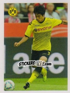 Sticker Shinji Kagawa - Borussia Dortmund 2011-2012 n. 128 - Panini