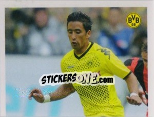 Sticker Lucas Barrios (Puzzle) - Borussia Dortmund 2011-2012 n. 129 - Panini