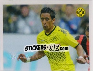 Figurina Lucas Barrios (Puzzle) - Borussia Dortmund 2011-2012 - Panini