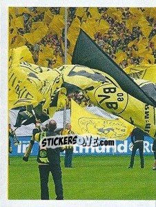 Sticker Südtribüne A (Puzzle) - Borussia Dortmund 2011-2012 n. 153 - Panini