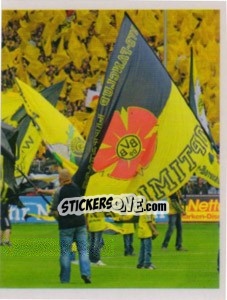 Sticker Südtribüne A (Puzzle) - Borussia Dortmund 2011-2012 n. 154 - Panini