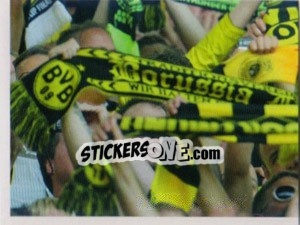 Sticker Südtribüne E (Puzzle) - Borussia Dortmund 2011-2012 n. 163 - Panini