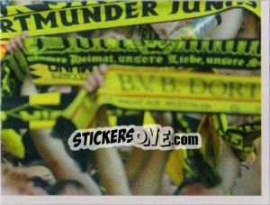 Sticker Südtribüne E (Puzzle) - Borussia Dortmund 2011-2012 n. 164 - Panini