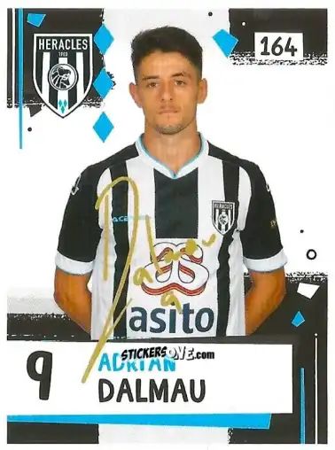 Figurina Adrián Dalmau - Eredivisie Voetbal plaatjes 2019 n. 164 - Albert Heijn

