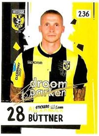 Sticker Alexander Büttner - Eredivisie Voetbal plaatjes 2019 n. 236 - Albert Heijn
