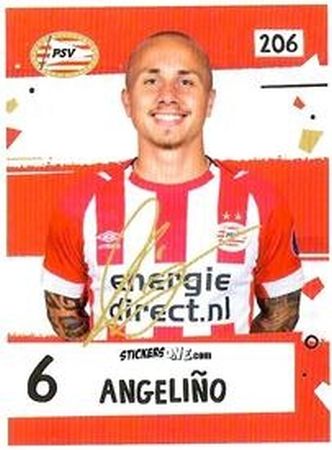 Cromo Angeliño - Eredivisie Voetbal plaatjes 2019 n. 206 - Albert Heijn
