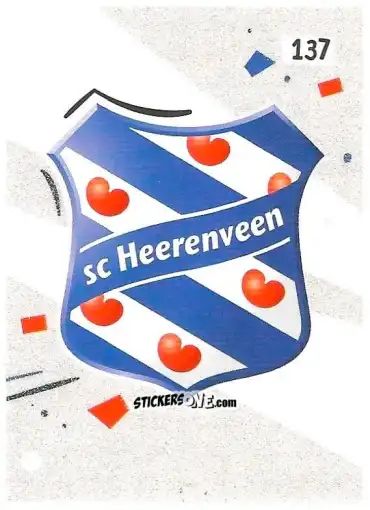 Sticker Club Badge - Eredivisie Voetbal plaatjes 2019 n. 137 - Albert Heijn
