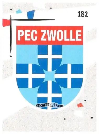 Sticker Club Badge - Eredivisie Voetbal plaatjes 2019 n. 182 - Albert Heijn
