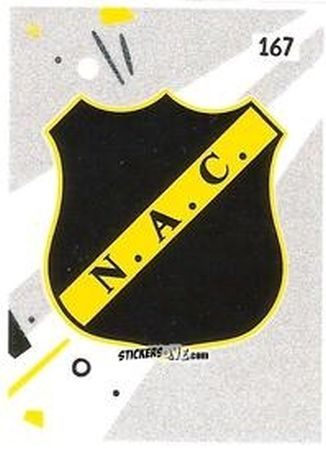 Sticker Club Badge - Eredivisie Voetbal plaatjes 2019 n. 167 - Albert Heijn
