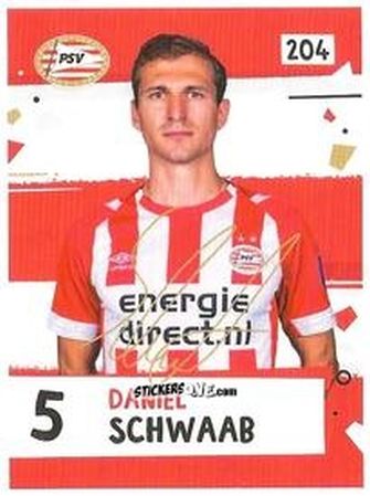 Figurina Daniel Schwaab - Eredivisie Voetbal plaatjes 2019 n. 204 - Albert Heijn
