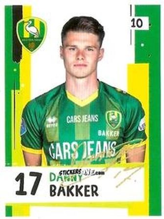 Figurina Danny Bakker - Eredivisie Voetbal plaatjes 2019 n. 10 - Albert Heijn
