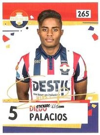 Sticker Diego Palacios - Eredivisie Voetbal plaatjes 2019 n. 265 - Albert Heijn
