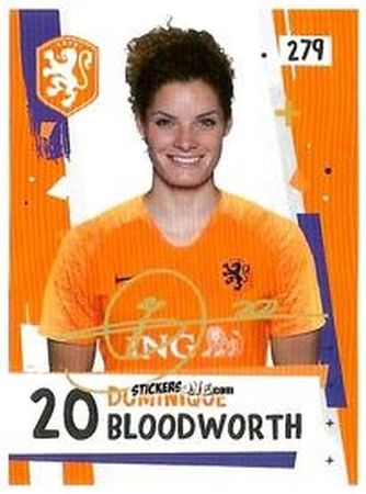 Cromo Dominique Bloodworth - Eredivisie Voetbal plaatjes 2019 n. 279 - Albert Heijn
