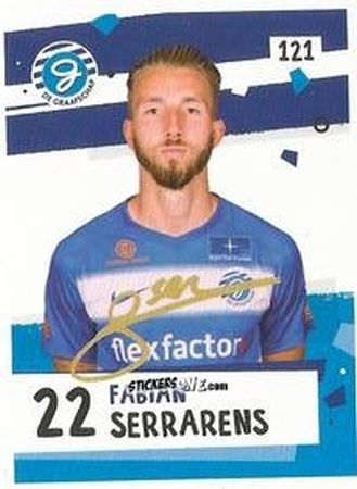 Sticker Fabian Serrarens - Eredivisie Voetbal plaatjes 2019 n. 121 - Albert Heijn
