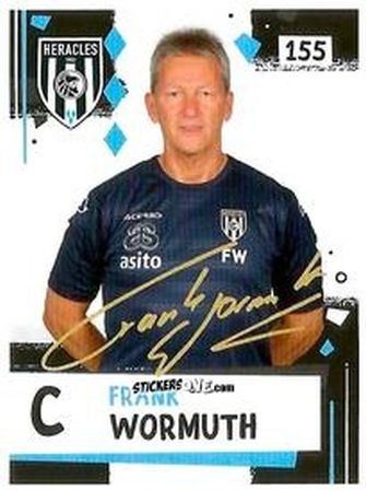 Sticker Frank Wormuth - Eredivisie Voetbal plaatjes 2019 n. 155 - Albert Heijn
