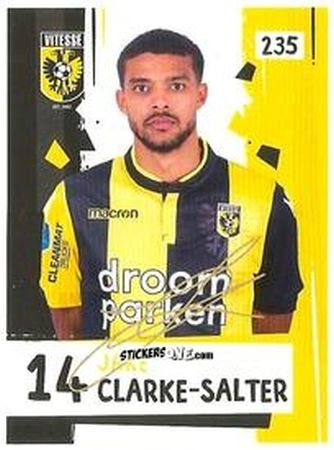 Sticker Jake Clarke-Salter - Eredivisie Voetbal plaatjes 2019 n. 235 - Albert Heijn
