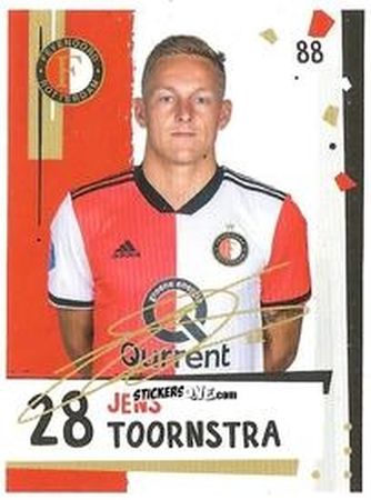 Sticker Jens Toornstra - Eredivisie Voetbal plaatjes 2019 n. 88 - Albert Heijn

