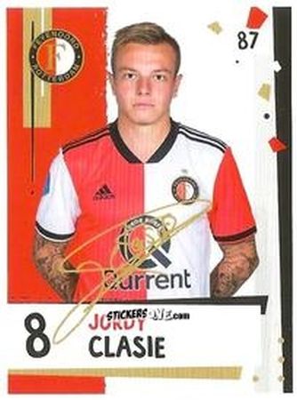 Sticker Jordy Clasie - Eredivisie Voetbal plaatjes 2019 n. 87 - Albert Heijn
