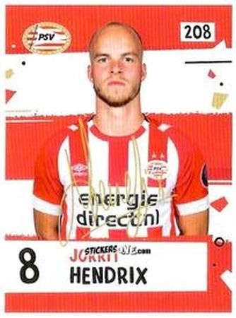 Sticker Jorrit Hendrix - Eredivisie Voetbal plaatjes 2019 n. 208 - Albert Heijn
