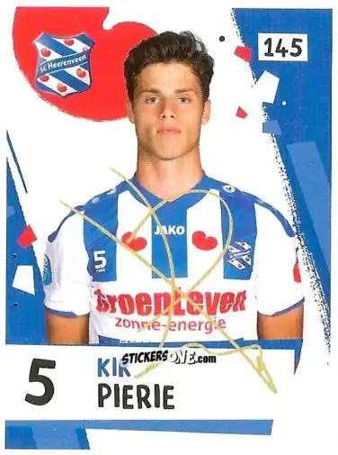 Sticker Kik Pierie - Eredivisie Voetbal plaatjes 2019 n. 145 - Albert Heijn
