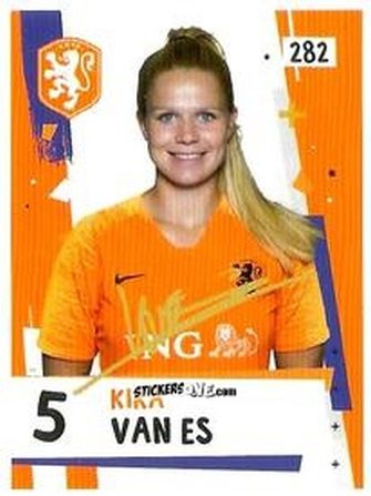 Cromo Kika van Es - Eredivisie Voetbal plaatjes 2019 n. 282 - Albert Heijn
